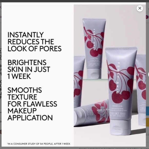 Fenty Beauty | Cherry Dub Superfine Daily Cleansing Face Scrub | NWT - Picture 5 of 6